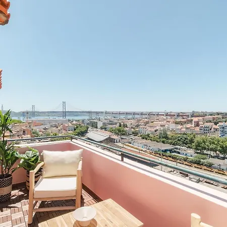 Casa Boma Lisboa - Unique Apartment With Private Balcony And Panoramic Bridge View - Alcantara IV Exterior foto